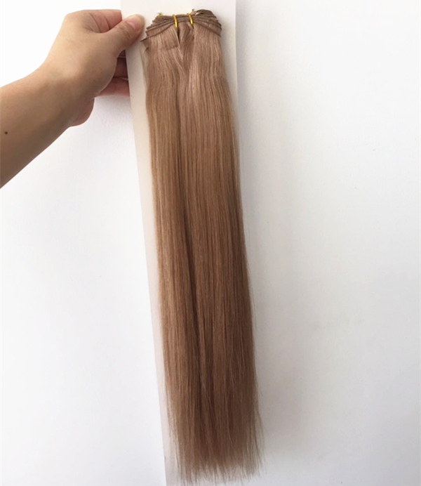 Hand tied double drawn raw unprocessed indian hair wholesale QM199
